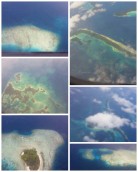 Flying over the Solomon Islands